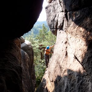 Über den Nonnensteig in Jonsdorf und den Alpinen Grat in Oybin
