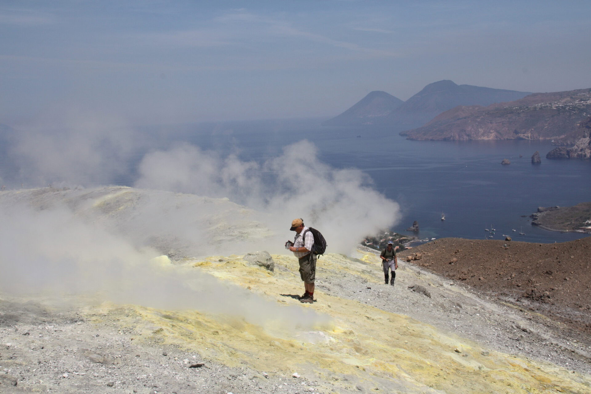 Wanderung um den Cran Cratere auf Vulcano.
